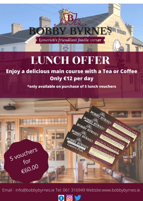 Mid Week Lunch Offer